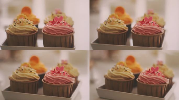 漂亮的蛋糕cupcake4k分辨率节日