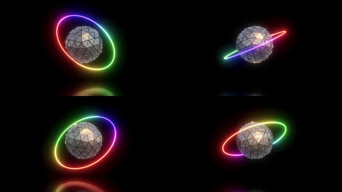 辉光圆金属球在镜面上能够循环