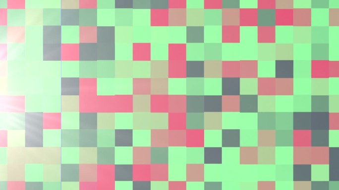 彩色马赛克棋盘图案与红，绿，蓝方块