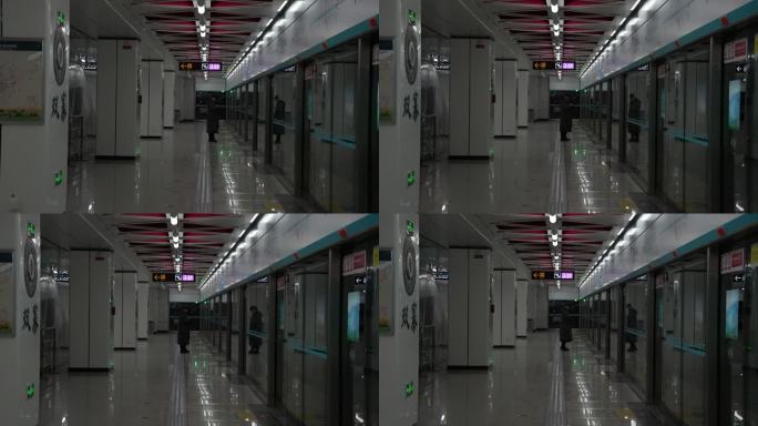 地铁站 宣传片 空镜 等候 等地铁 西安