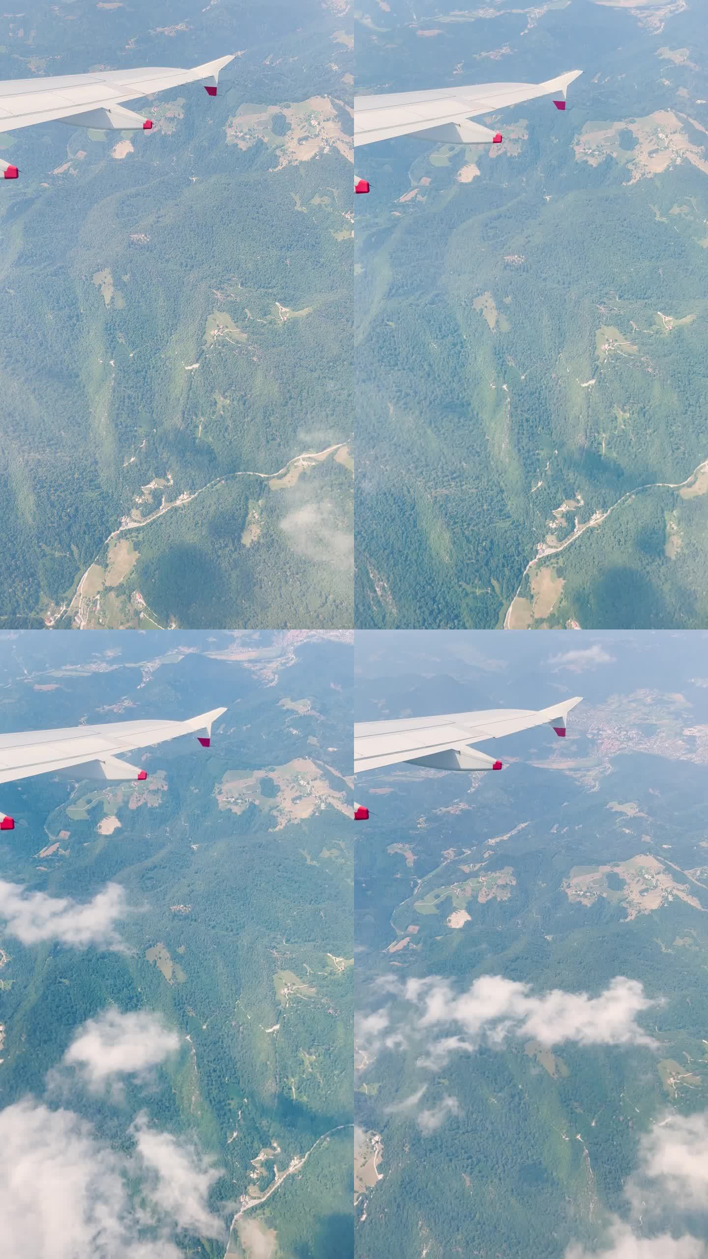 垂直视角:乘飞机旅行时，斯洛文尼亚的美景令人惊叹