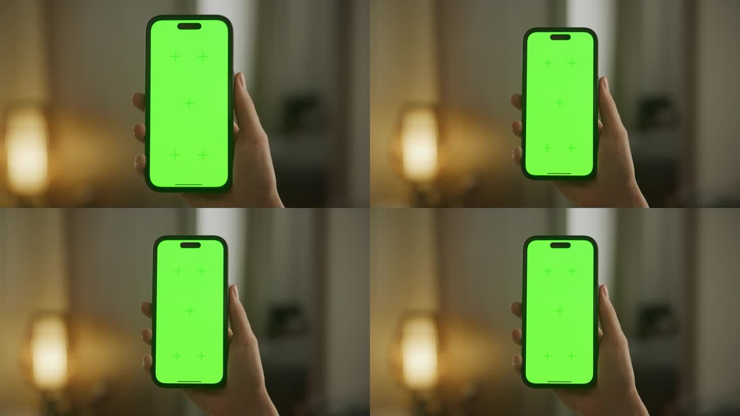智能手机绿屏，快速缩小从色度键手机