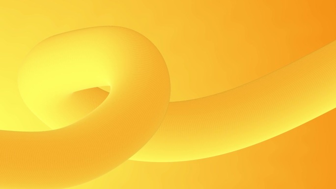 黄色3d blender动画背景