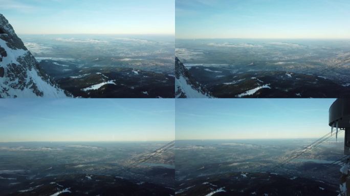 瑞士卢塞恩，皮拉图斯山的4k平移镜头
