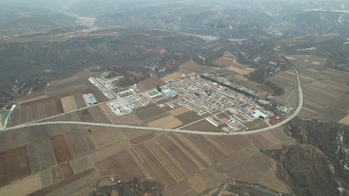 洛川黄土地质公园航拍