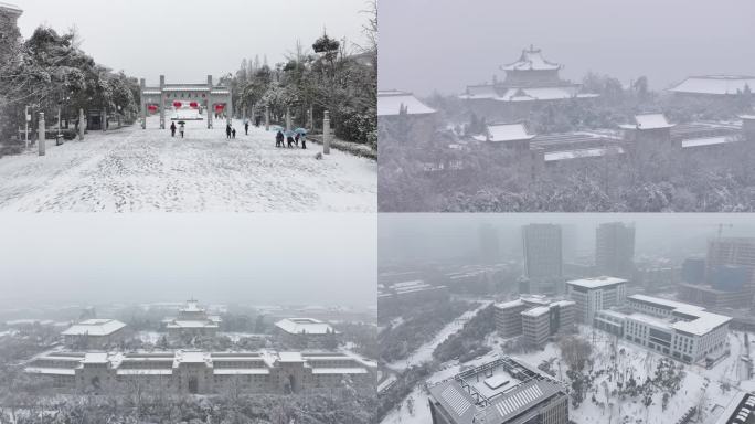 武汉大学—雪景【11组镜头】
