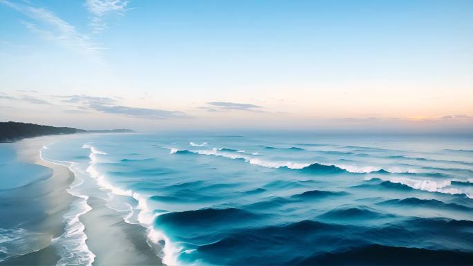 海洋 大海 海浪 海水 俯瞰海浪