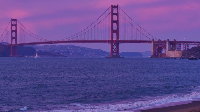 旧金山，加利福尼亚:金门大桥