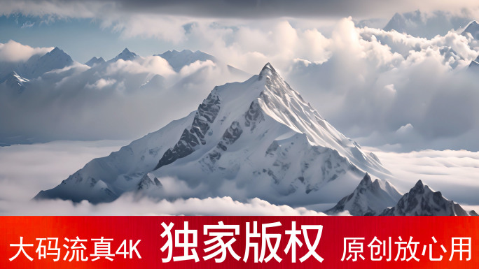 巍峨雪山合集_4K