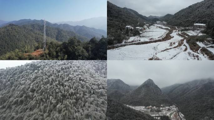 高山上的天气变化晴转雪