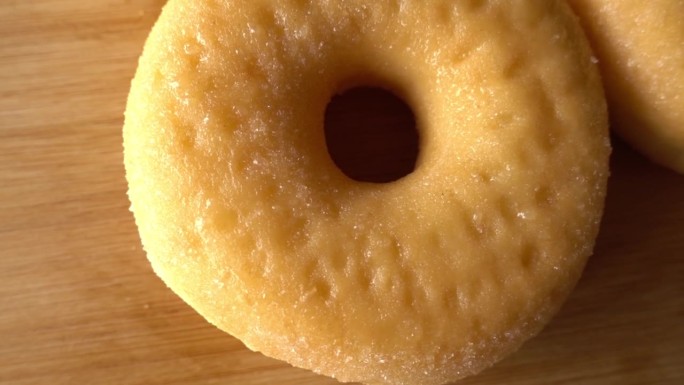 甜甜圈背景的镜头