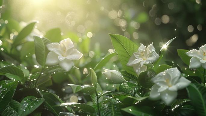 《栀子花儿开》舞台背景