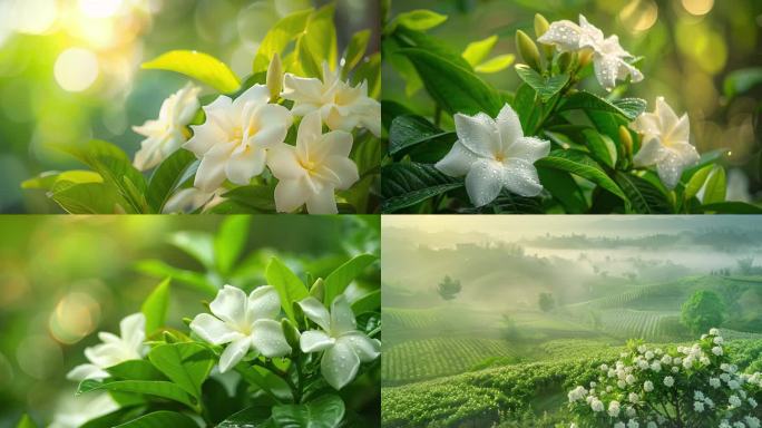 《野草与栀子花》舞台背景