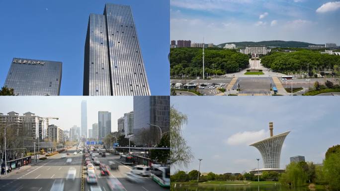 武汉城市地标商务宣传片4K视频素材