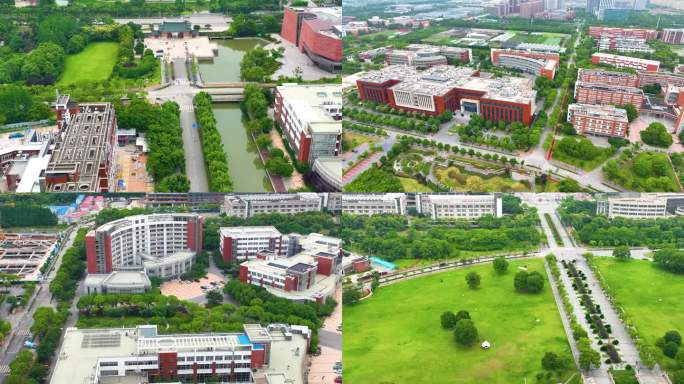 上海闵行区上海交通大学闵行校区校园风景风