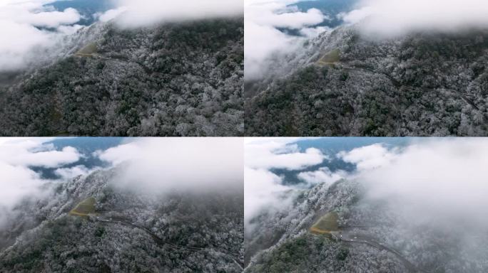 冬季山路鸟瞰图跃然纸上波光粼粼突飞猛进