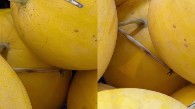 瓜在印度农贸市场的街头小吃，健康又清爽。