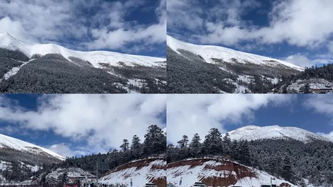 白马雪山真实拍摄素材