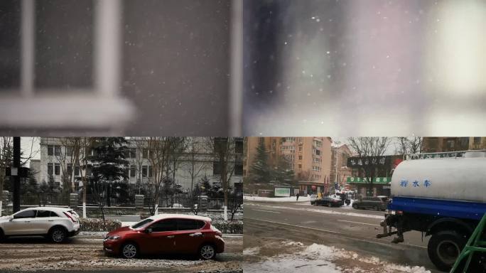 下雪雪后