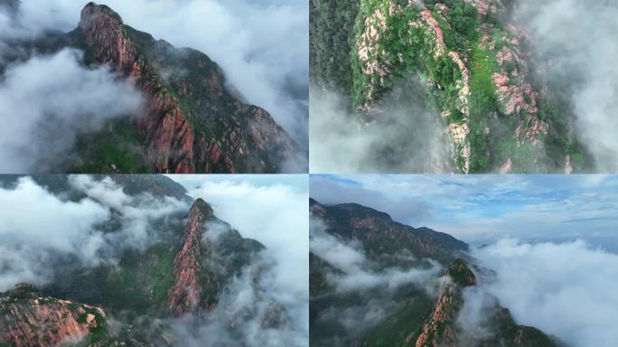 大气磅礴祖国壮美河山山峰云海空境合集