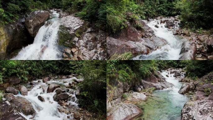 信宜大城北梭河 超长集河流实拍 航拍河流