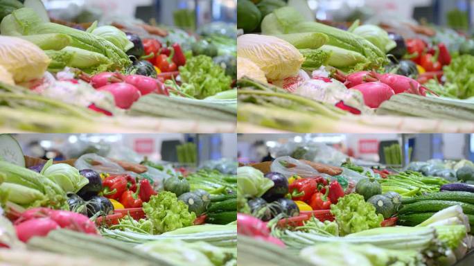 菜市场 新鲜蔬菜 绿色蔬菜 有机蔬菜
