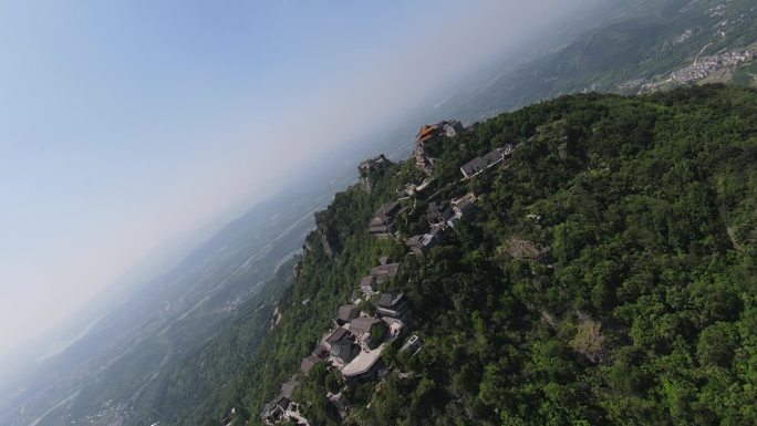 武汉黄陂木兰山穿越机航拍风景5