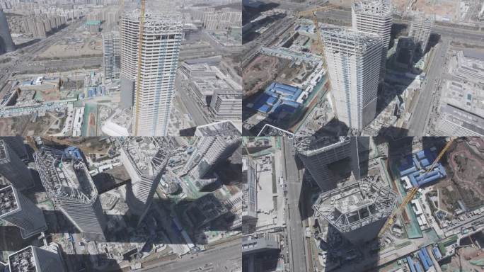 济南汉峪金谷东区双子塔