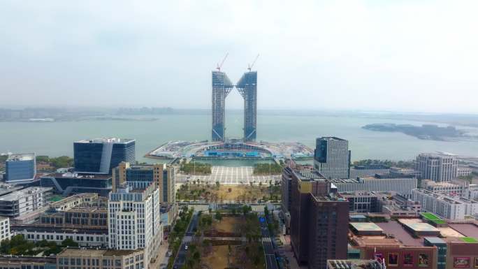 上海临港新城航拍