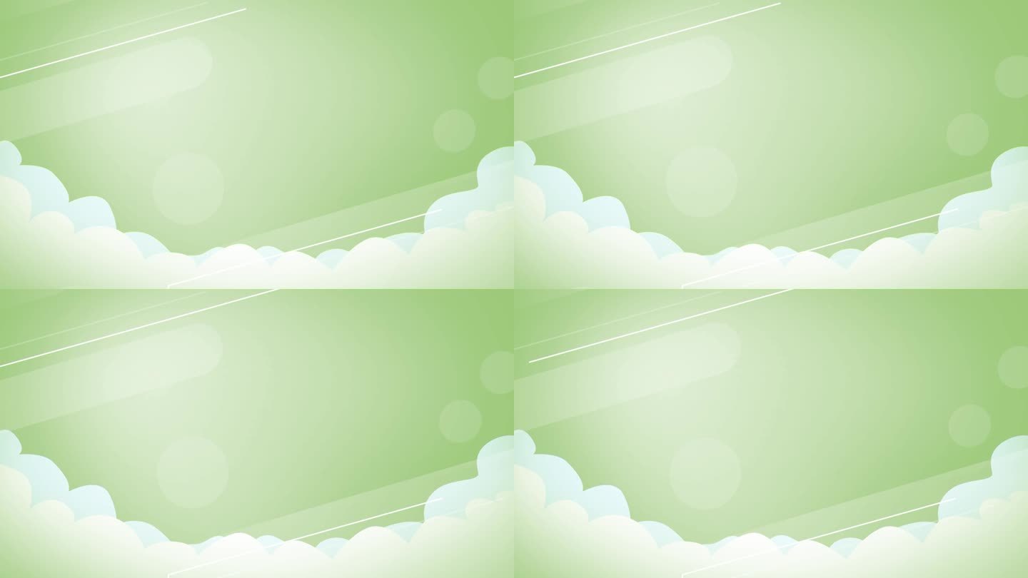 4k绿色简洁活泼时尚mg浅绿色动画背景