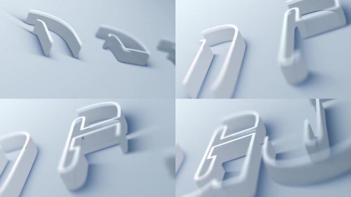 简约清新3D绘画描边LOGO4KAE工程