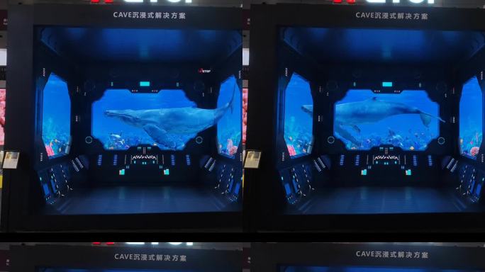 五折幕沉浸式多面屏视频素材可定制尺寸