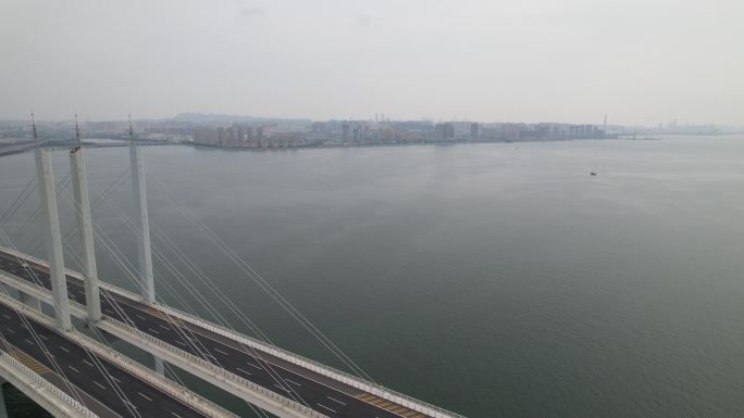 青岛市胶州湾跨海大桥航拍