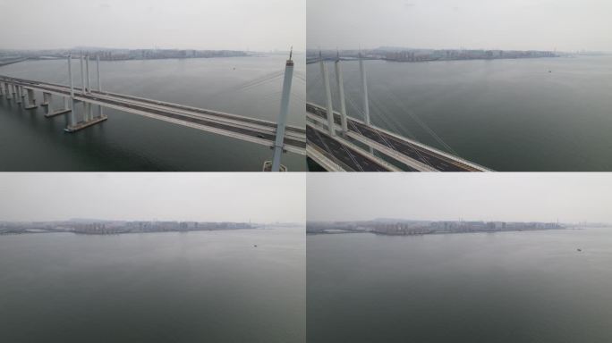 青岛市胶州湾跨海大桥航拍