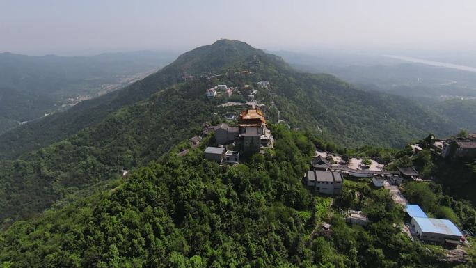 武汉黄陂木兰山穿越机航拍风景6