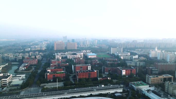 4k-航拍上海科技大学 上海辐射光源