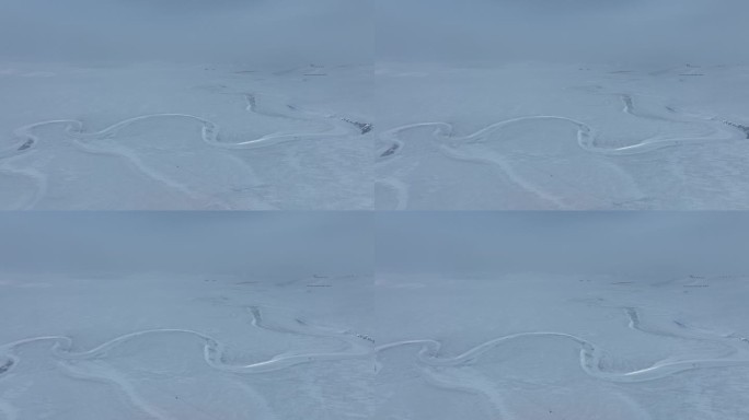 莫日格勒河冬天雪景