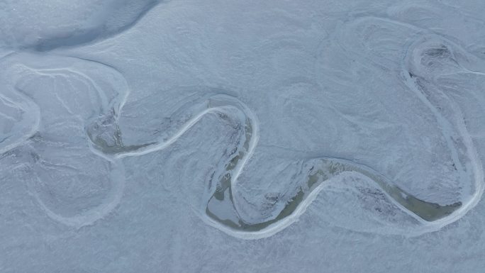 莫日格勒河冬季草原雪景