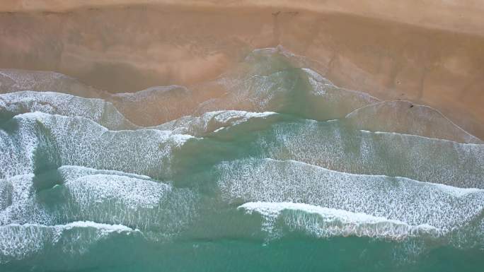 海浪 沙滩 浪花 海岸线 南澳岛风光航拍
