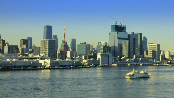 东京海湾地区的一组建筑