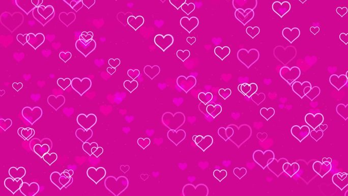 粉红色的心跳动浪漫的运动背景