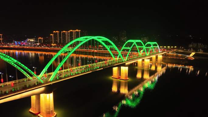 安康汉江四桥夜景