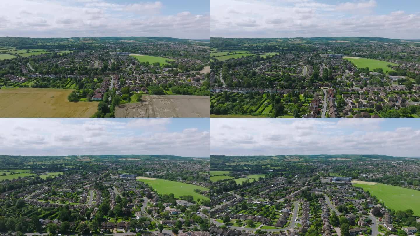 无人机视角下的英国英格兰的住房发展