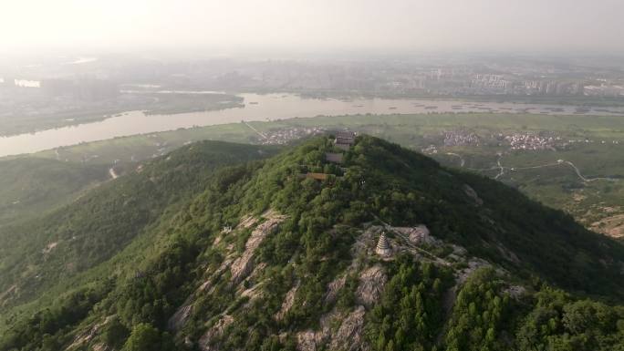 【4K】航拍安徽蚌埠怀远涂山淮河禹王宫