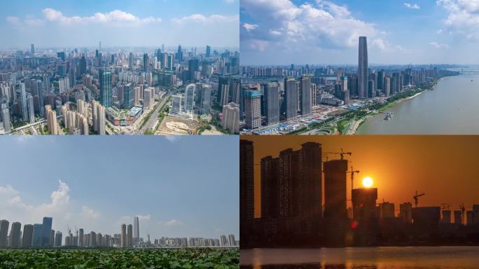 武汉地标城市商务宣传片4K视频素材