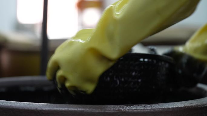臭豆腐发酵 制作过程镜头