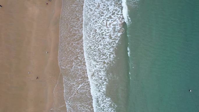 海浪 沙滩 浪花 海岸线 南澳岛风光航拍