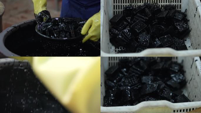 臭豆腐发酵 制作过程升格镜头