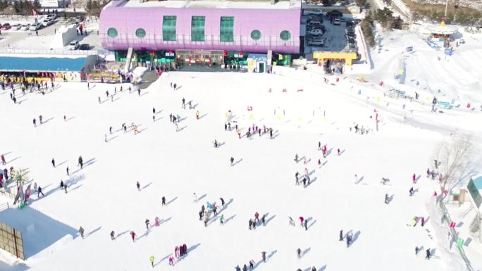吉林省 莲花山滑雪场 各种滑雪项目