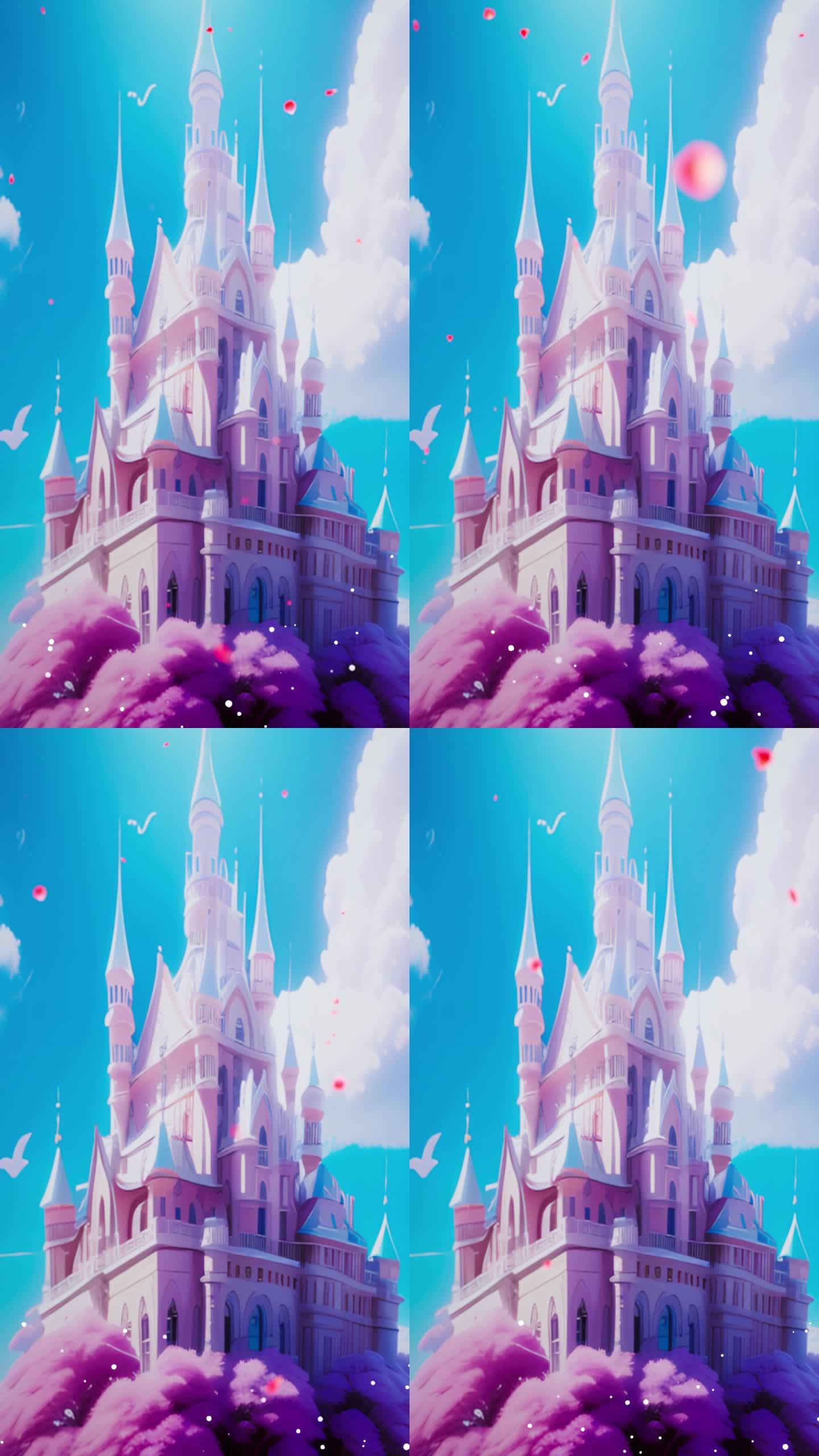 【4K】竖屏唯美梦幻城堡12